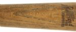 1933-35 Bill Terry  H&B Louisville Slugger Signature Model 125 Retail Model Bat - New York Giants - (MEARS LOA)