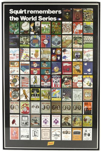 1978-79 Squirt Remembers The World Series 25" x 38" Poster Display
