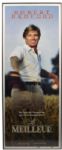 1984 The Natural French Door Panel Original Movie Poster 25" x 63" - Affixed To Canvas
