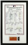2007 Baltimore Orioles vs. Texas Rangers Full Ticket Display - Rangers Score 30 Runs