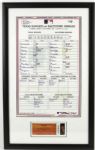 2007 Baltimore Orioles vs. Texas Rangers Full Ticket Display - Rangers Score 30 Runs