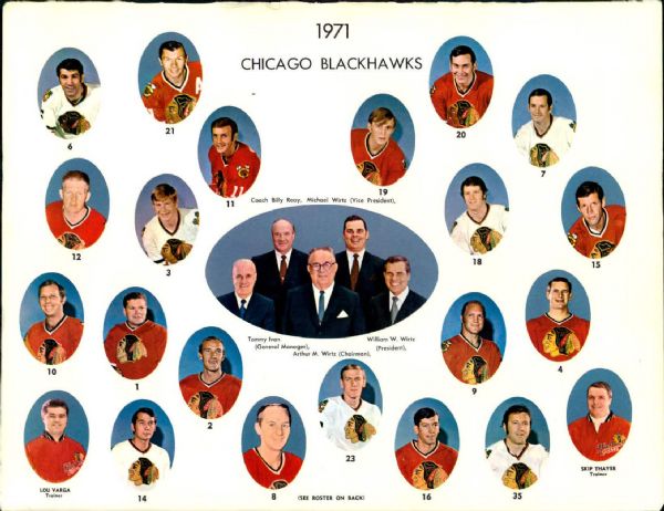 1960-95 circa Chicago Blackhawks "The Sporting News Collection Archives" Original Photo (Sporting News Collection Hologram/MEARS Photo LOA) - Lot of 107
