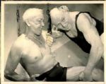 1945 George Hackenschmidt George Bothner "The Sporting News Collection Archives" Original Photo (Sporting News Collection Hologram/MEARS Photo LOA)