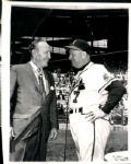 1960 Chuck Dressen Fred Haney Milwaukee Braves "The Sporting News Collection Archives" Original 8" x 10" Photo (Sporting News Collection Hologram/MEARS Photo LOA)