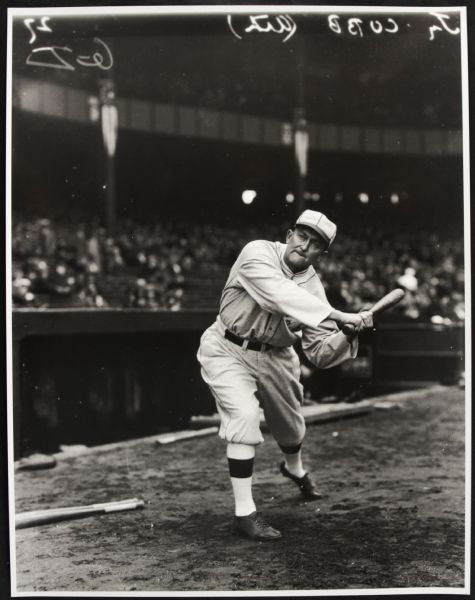 1905-28 Ty Cobb Detroit Tigers "TSN Archives" Charles Conlon Original 11" x 14" Print Hand Developed From Glass Plate Negative #3 (MEARS LOA) Rare