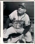 1958-71 Edd Roush Milwaukee Braves The Sporting News Collection Archives Original Photo (Sporting News Collection Hologram/MEARS Photo LOA) - Lot of 4