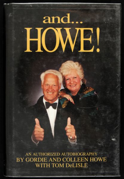 1995 Gordie Howe Detroit Red Wings & Wife Signed Book - JSA 