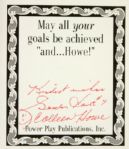 1995 Gordie Howe Detroit Red Wings & Wife Signed Book - JSA 