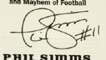 2004 Phil Simms & Michael Strahan New York Giants Signed Book & Magazine - JSA 