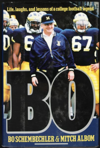 1989 Bo Schembechler University of Michigan Signed Bo Book - JSA