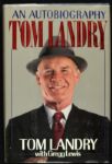 1990 Tom Landry Dallas Cowboys Signed An Autobiography Tom Landry Book - JSA 