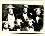 1858 Reproduction New York Knickerbockers w/ Alexander Cartwright The Sporting News Collection Archives 8 x 10 Photo (Sporting News Collection Hologram/MEARS Photo LOA) - Lot of 4