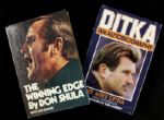 1973-86 Mike Ditka & Don Shula Signed Books - JSA Sticker & Certificate