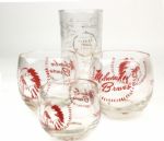 1953-65 Milwaukee Braves Glass - Set of 4