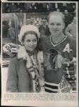 1965-72 Bobby Hull Chicago Blackhawks Winnipeg Jets The Sporting News Collection Archives Laser Photos (Sporting News Collection Hologram/MEARS Photo LOA) - Lot of 18