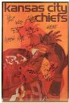 1970s Kansas City Chiefs Team Signed Super Bowl IV Poster w/ Sigs. Incl. Hank Stram & Inscriptions - JSA 