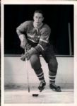 1960s circa Jean Beliveau Montreal Canadiens "The Sporting News Collection Archives" Original 5" x 7" Photo (Sporting News Collection Hologram/MEARS Photo LOA)