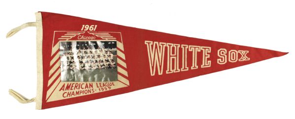 1961 Chicago White Sox Full Size Picture Pennant