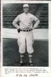 1910s-1940s Honus Wagner Lefty Grove Walter Johnson Hank Greenberg The Sporting News Collection Archives Original Photos/1970s Print (Sporting News Collection Hologram/MEARS Photo LOA) - Lot of 5