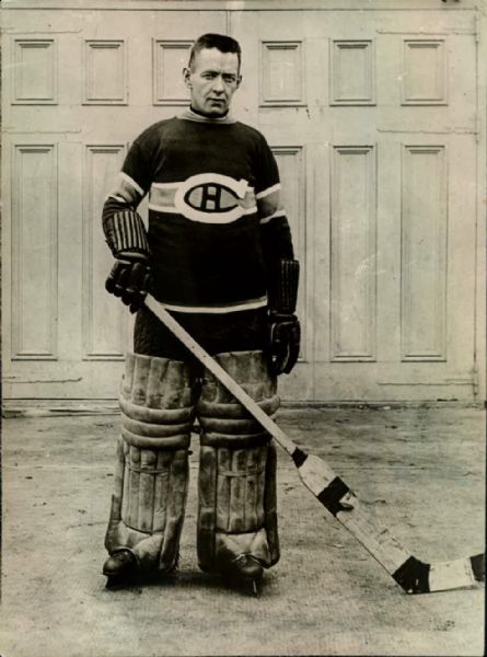 1917-26 George Vezina Montreal Canadiens "The Sporting News Collection Archives" Original Photo (Sporting News Collection Hologram/MEARS Photo LOA)