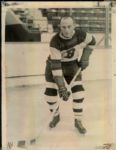 1940 Eddie Shore Boston Bruins "The Sporting News Collection Archives" Original Photo (Sporting News Collection Hologram/MEARS Photo LOA)