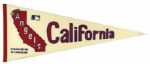 1960s circa California Angels Full Size Pennant 