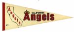 1960s circa California Angels Full Size Pennant