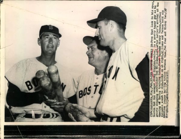 1954-69 Ted Williams Boston Red Sox "The Chicago Sun-Times Collection Archives" Original Photos (Chicago Sun-Times Hologram/MEARS Photo LOA) - Lot of 12