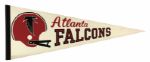 1960s circa Atlanta Falcons Full Size Pennant