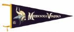 1960s circa Minnesota Vikings Full Size Pennant
