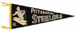 1960s circa Pittsburgh Steelers Full Size Pennant