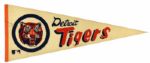 1960s circa Detroit Tigers Full Size Pennant