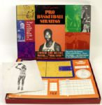1970s Oscar Robertson Milwaukee Bucks Board Game & Lew Alcindor Fan Photo 