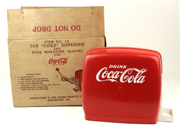 Coca Cola Toy Coke Dispenser With Original Box 