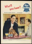 1950s George Mikan Minneapolis Lakers Pabst Blue Ribbon Magazine Advertisement 