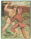 1940s Davy Crockett Inlay Complete Puzzle