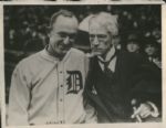 1921 Ty Cobb and Judge Landis Detroit Tigers "Rogers Photo Archive" Original 7" x 9" Photo (MEARS Photo LOA)