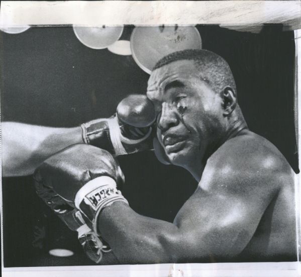 1964 Sonny Liston Has Face Rearranged By Muhammad Ali "Rogers Photo Archive" Original 8.5" x 8.75" Photo (MEARS Photo LOA)