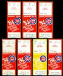 1970's-2000's Chicago Cubs Ticket Stubs Collection (148)