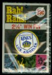 1968/69 Los Angeles Kings 2 1/4" Rah! Rahs! Win Pin MIP