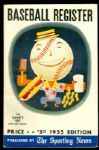 1955-1957 The Sporting News Baseball Register Trio