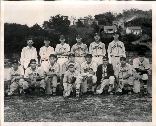 1949-52 Lew Burdette Viscose Baseball Club "The Chicago Sun-Times Collection Archives" Original Photo (Chicago Sun-Times Hologram/MEARS Photo LOA)