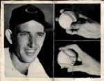 1947 Ewell Blackwell Cincinnati Reds "The Chicago Sun-Times Collection Archives" Original Photo (Chicago Sun-Times Hologram/MEARS Photo LOA)