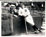 1921-22 Frank Navin Ty Cobb Detroit Tigers "The Sporting News Collection Archives" Original Photo (Sporting News Collection Hologram/MEARS Photo LOA)