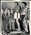 1957 Floyd Patterson "The Sporting News Collection Archives" Original Photos (Sporting News Collection Hologram/MEARS Photo LOA) - Lot of 2