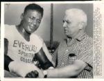 1957 Floyd Patterson The Sporting News Collection Archives Original Photos (Sporting News Collection Hologram/MEARS Photo LOA) - Lot of 2