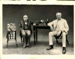 1890s circa Thomas Edison with Assistant John Ott "The Chicago Sun-Times Archives" 1931 Print (Chicago Sun-Times Hologram/MEARS Photo LOA)