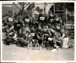 1949-52 Radio-Television Softball League Contest The Sporting News Collection Archives Original Photo (Sporting News Collection Hologram/MEARS Photo LOA) - Lot of 4