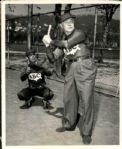 1949-52 Radio-Television Softball League Contest The Sporting News Collection Archives Original Photo (Sporting News Collection Hologram/MEARS Photo LOA) - Lot of 4