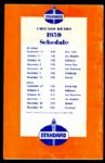 1959 Chicago Bears Media / Press Guide